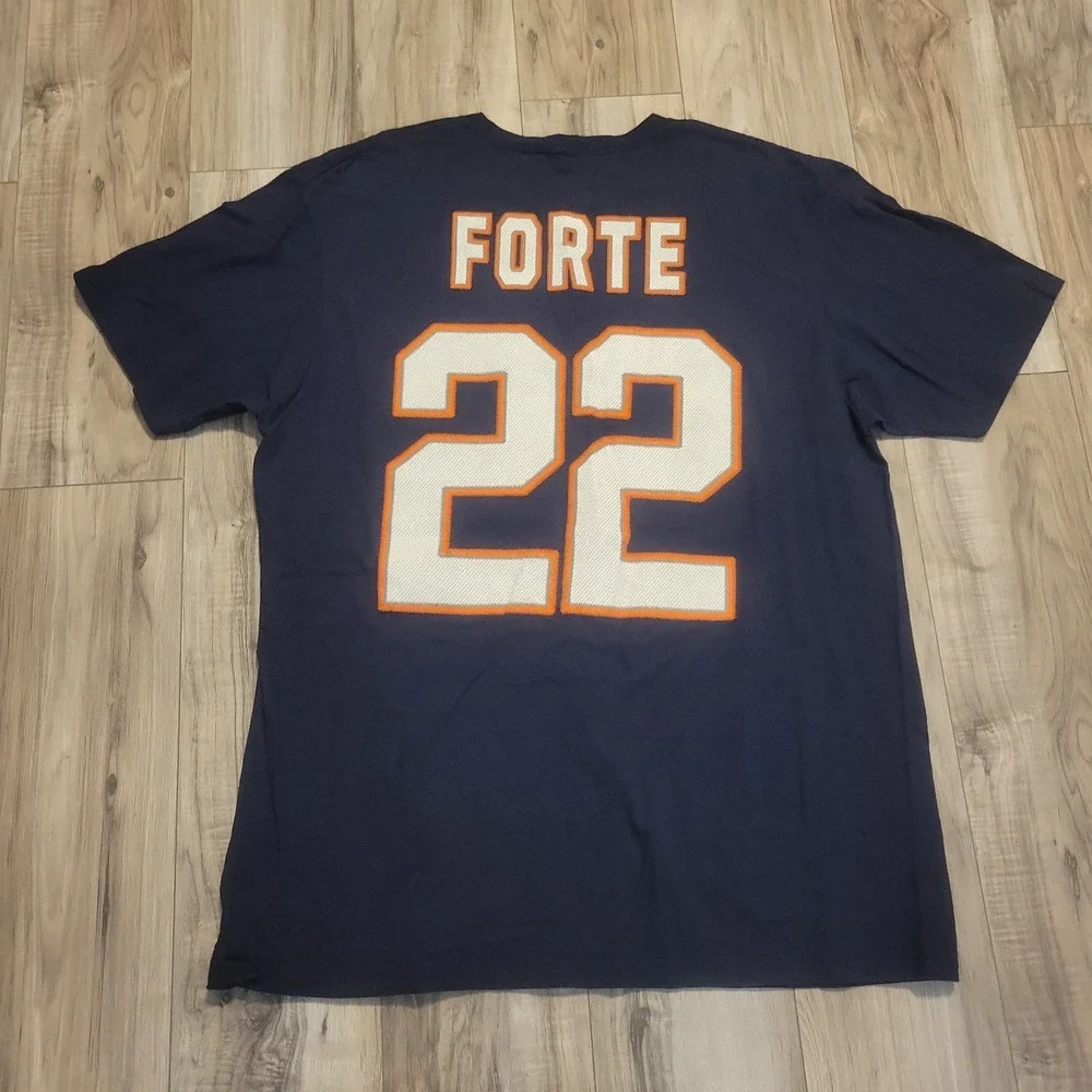 Matt Forte #22 Chicago Bears  NFL T-Shirt Mens XL Blue Tee NFL Team Apparel